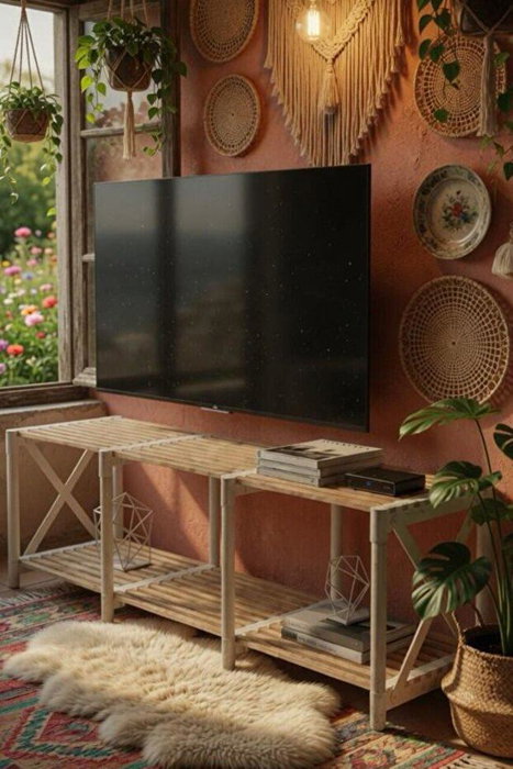 Hanah Home Soporte para TV Blanco